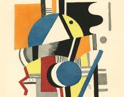 Fernand Leger 1929 pochoir