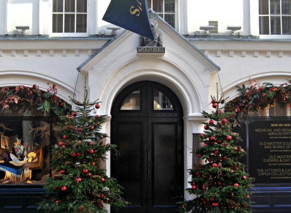 Sotheby's New Bond Street London Christmas 2016