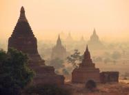 The city of Bagan set against the rising dawn. Credit: Nicholas Kenrick, flickr.
