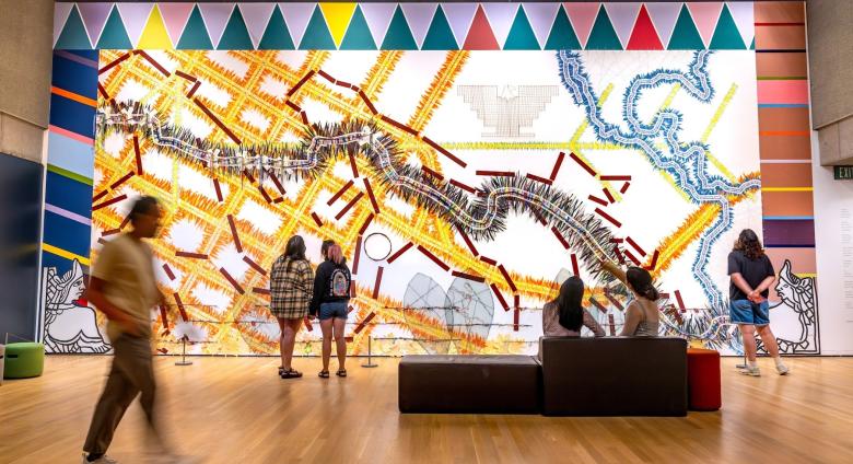 Undocumented Tales of the Future: Now, Installation view, 2024, Artpace Residency, San Antonio Texas