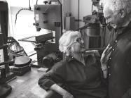 Sybil and David Yurman in the atelier at the Vestry Street headquarters, New