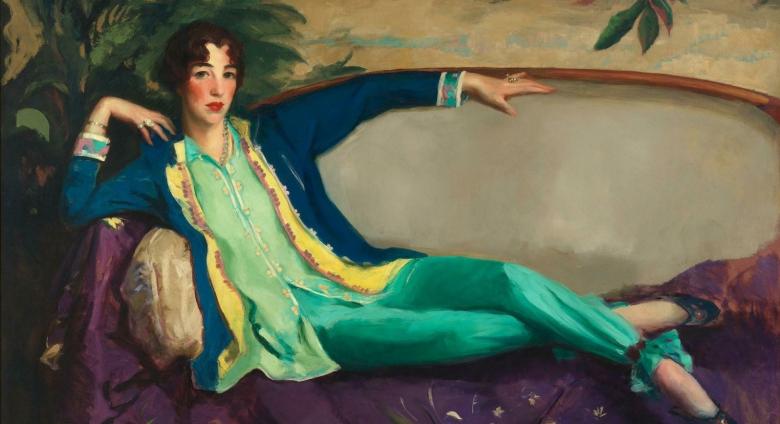 Gertrude Vanderbilt Whitney, 1916, by Robert Henri.