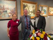 Gallery dealers at Boston International Art Show 2023