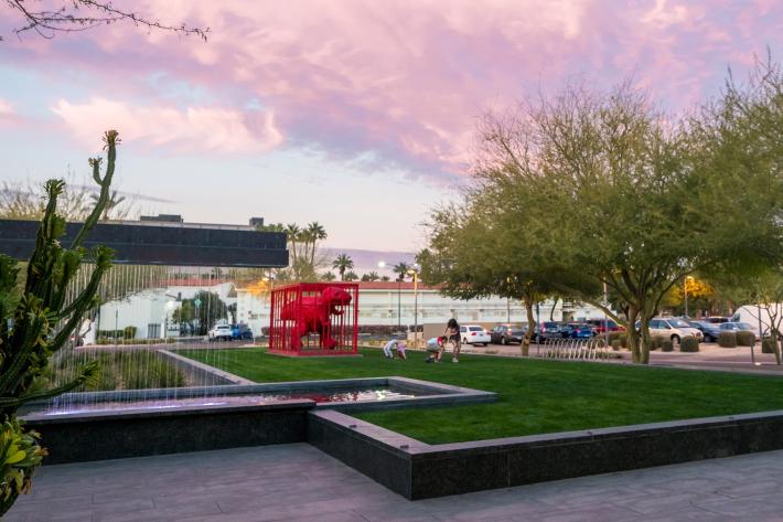 Phoenix Art Museum Exterior Entry Plaza