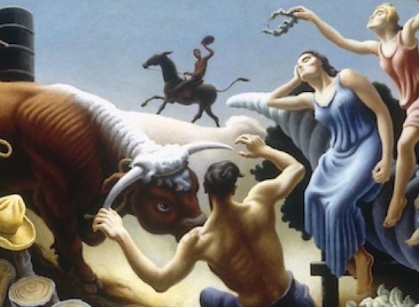 Thomas Hart Benton, Achelous and Hercules, 1947. License