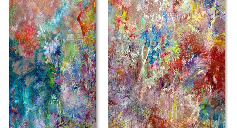 Wenhui Hao, Salt and the Silver Twilight, 2025, Oil on Linen, 59 x 69 in